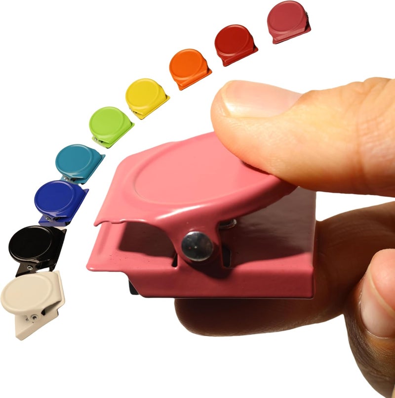 FAQQI Mini Chip Clips - Set of 9 Multi-Colored Small Bag Clips for Food - Perfect for Sealing Chip Bags, Snacks, and More - Image 1