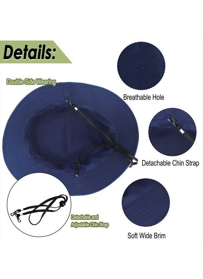 CHUANGLI - Oversize XXL Cotton Bucket Hat, Unisex Reversible Trendy Fisherman Hats, Double Side Wear Fishing Hat Summer Sun Hat - Image 1