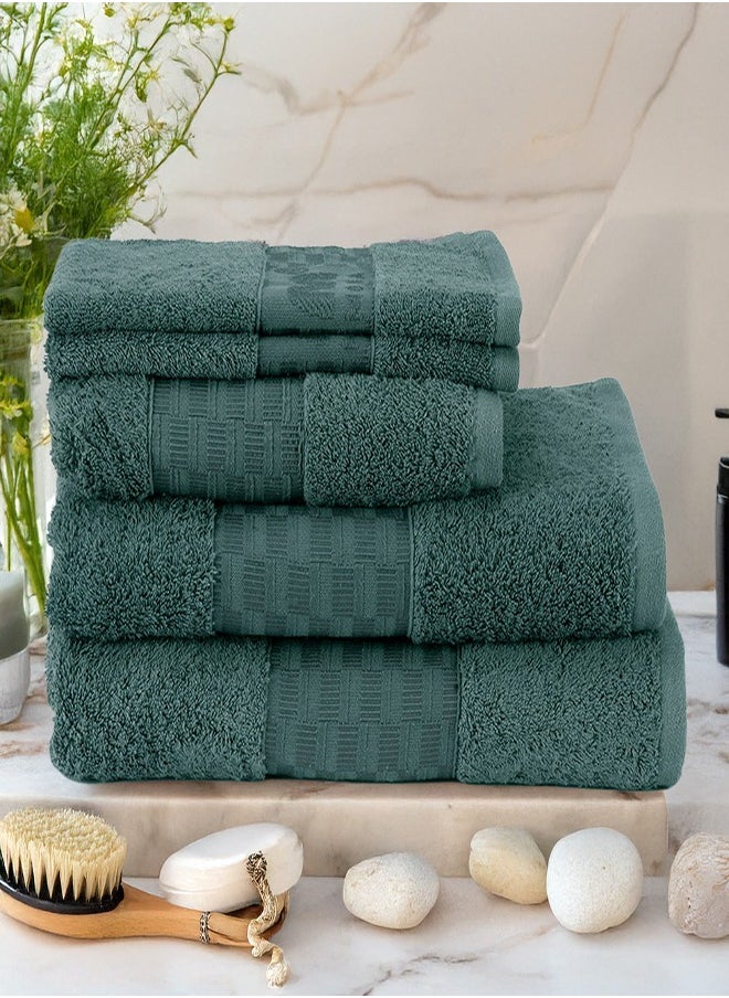 Mora spain - Mora towel -  Imported Spanish manufacturing Color: Esmeralda- 100% cotton. - Image 1