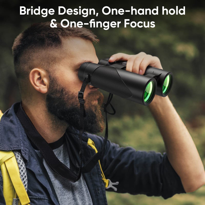Timorn Binoculars for Adults Bird Watching - Timorn HD 8x42 Birding Binocular for Adult High Powered with Phone Adapter Tripod - Waterproof Lightweight Binocular for Travel, Sports, Hiking - Image 2