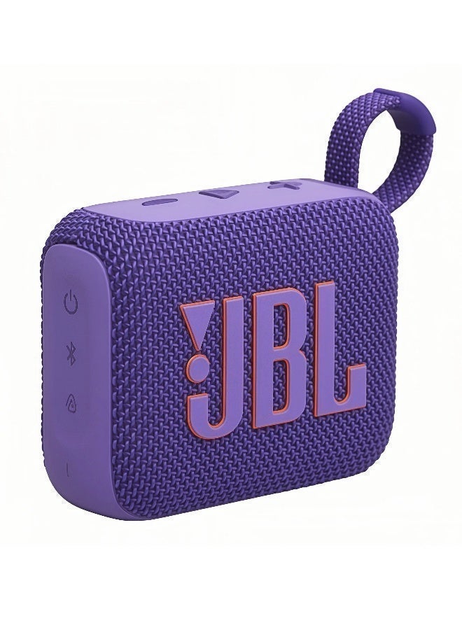 JBL Go4-Portable Waterproof and Dustproof Wireless Bluetooth Speaker, Big Pro Sound with Punchy bass,Built-in long-lasting battery, Made in Part with Recycled Materials Purple - Image 3