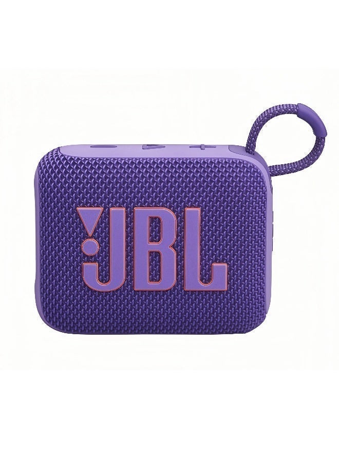JBL Go4-Portable Waterproof and Dustproof Wireless Bluetooth Speaker, Big Pro Sound with Punchy bass,Built-in long-lasting battery, Made in Part with Recycled Materials Purple - Image 4
