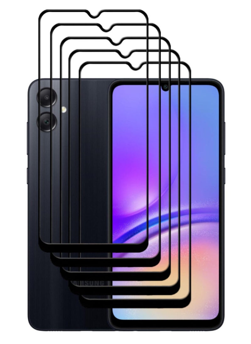 ACLIX 5 Pieces Antistatic ESD Dustproof Premium Quality High Definition Tempered Glass Screen Protector Designed For Samsung Galaxy A05 - Image 1