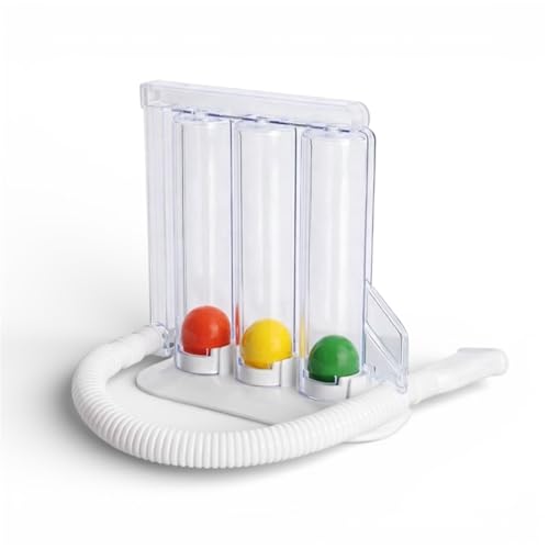 CRUXFAB Spirometer | Lung Exerciser | Respiratory Exerciser | Breathing Exercise | Respirometer | Breath Measurement System | Deep Breathing Lung Exerciser | Washable, Hygienic & Detachable- Pack Of 1 - Image 1