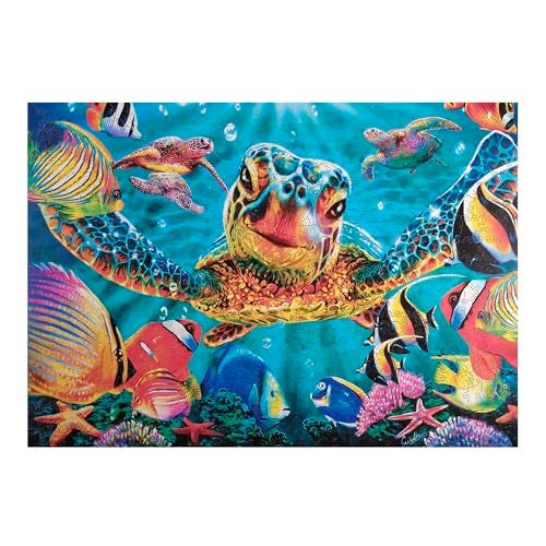 Buffalo Games 500 Piece Wooden Jigsaw Puzzle Tiny Bubbles Unique Whimsical Jigsaw Pieces Wooden Box Full Size Poster Ages 14 - Image 5