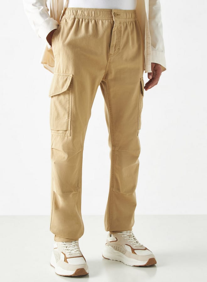 Ecko Unltd. Ecko Unltd Solid Cargo Pants with Pockets  - Image 1