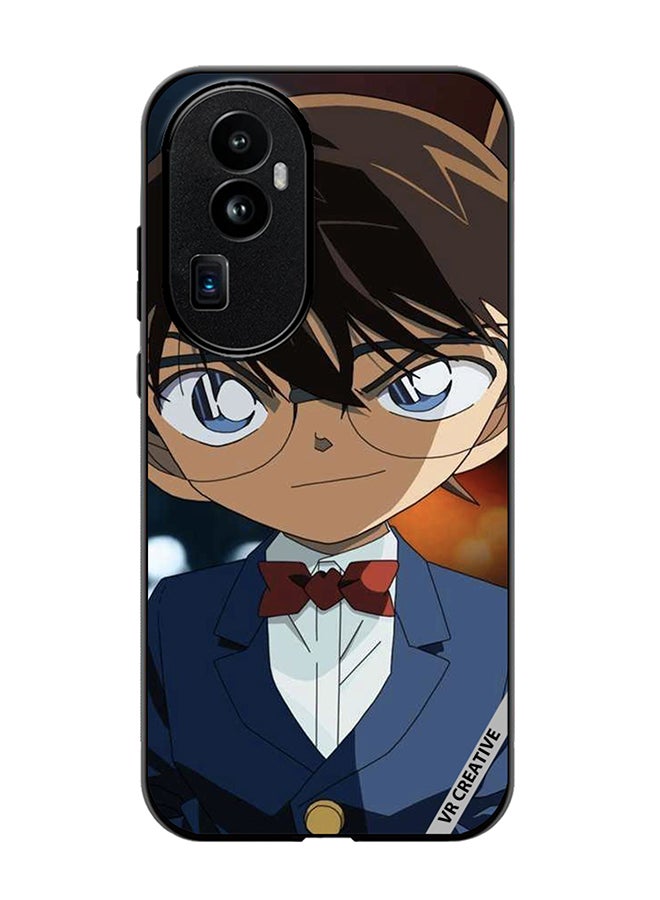 VR CREATIVE Protective Case Cover For Oppo Reno 10 Pro Plus Detective Conan Character Design Multicolour - Image 1