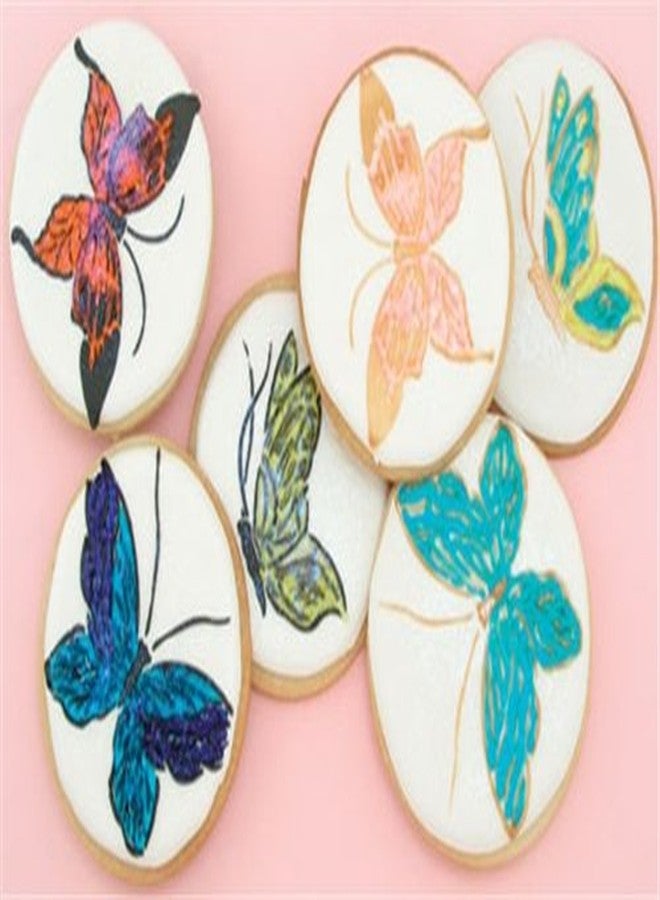 Designer Stencils C155 Butterfly Cake Stencils, Beige/semi-transparent - Image 3