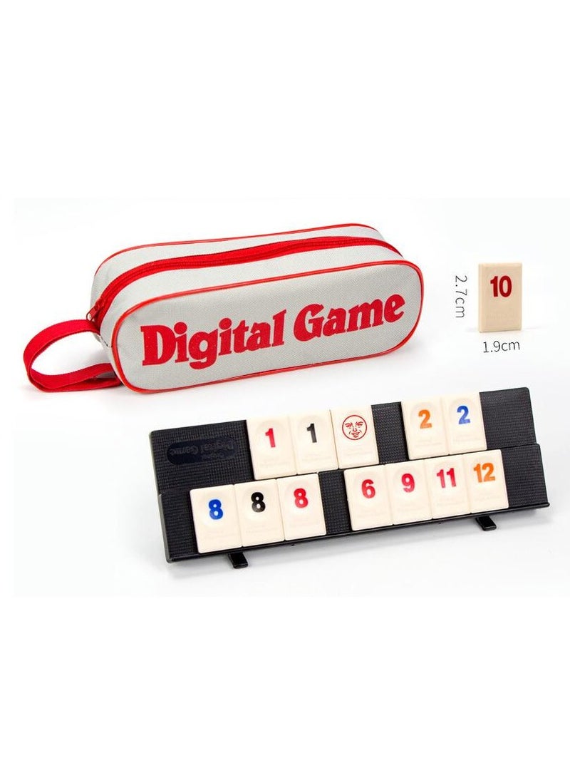 MIXDE Large Number Edition Board Game With Creative Brightly-Coloured Tile Racks - Image 1