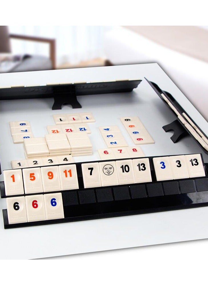 MIXDE Large Number Edition Board Game With Creative Brightly-Coloured Tile Racks - Image 2