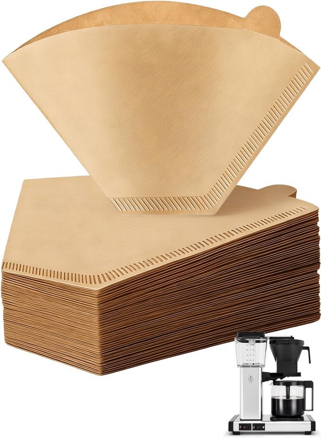MIMORE Coffee Filters #4-120 PCS Coffee Filters 4 Cone Paper Unbleached for Moccamaster Filters No 4, KBGV, KBT, KB, KBGT, KBTS Coffee Machine 8-10 Cup - Image 1