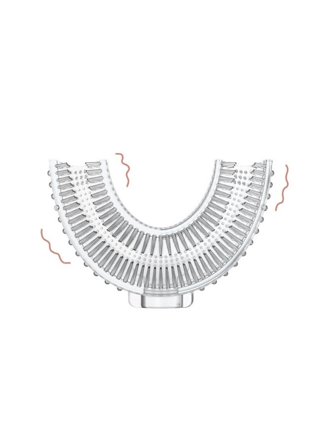 فرشاة أسنان على شكل U للأطفال بعمر 2-6 سنوات أزرق - Image 3