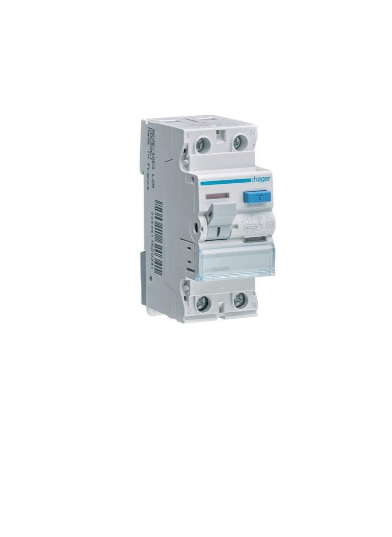 Hager Hager Earth Leakage Circuit Breaker - 63A 2Pole 100MA (ELCB/RCCB) CEC264J  - Image 2