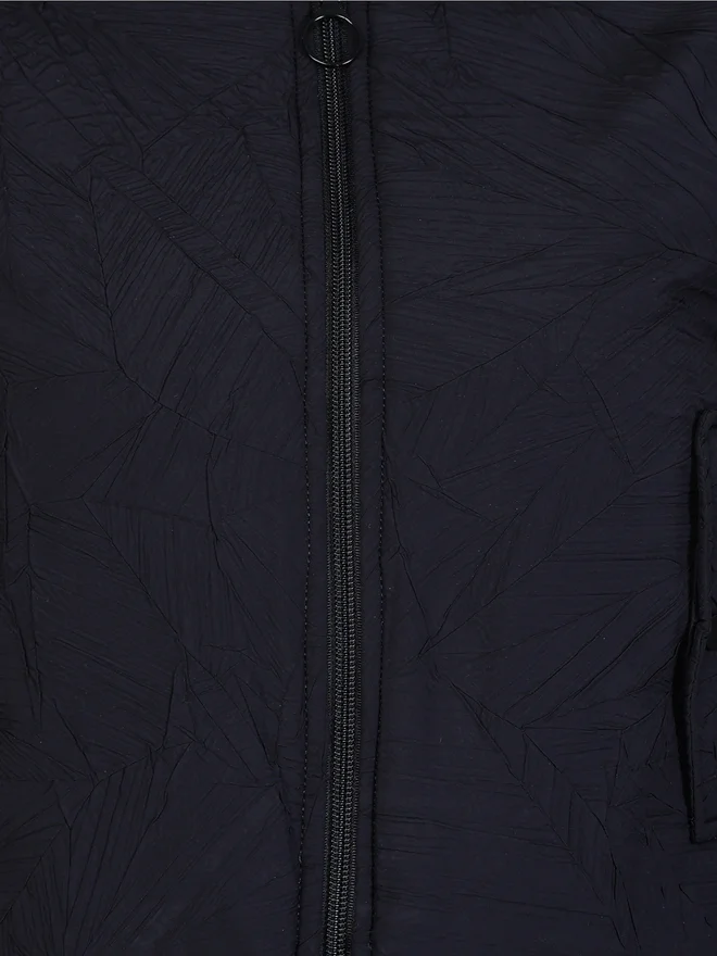 Fort Collins black Women Black Crop Bomber Jacket for Women | Best Price UAE