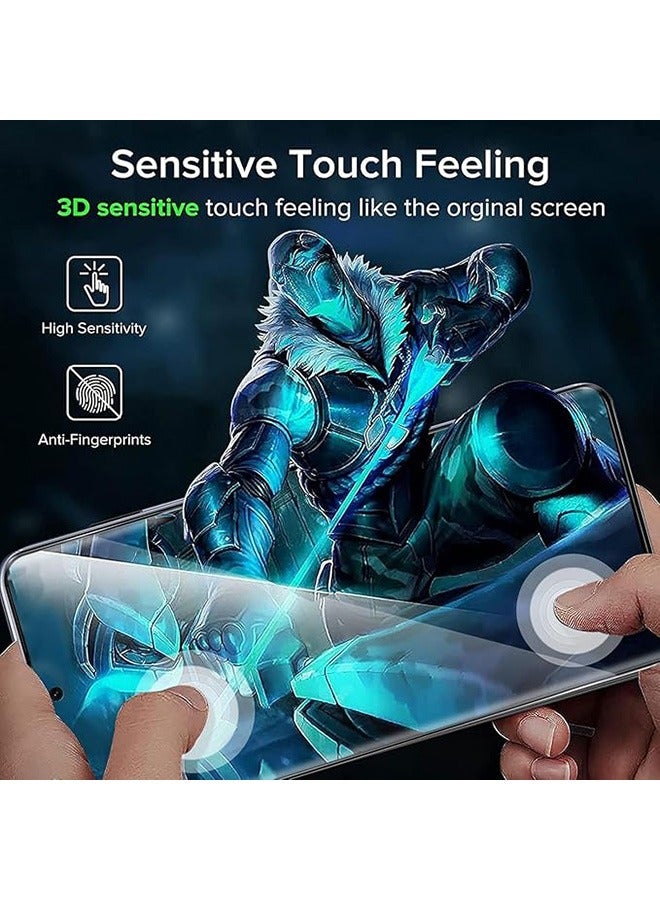 2 Pack Xiaomi Redmi Note 14 Pro 5G Screen Protector, 9H Tempered Glass Screen Protector for Xiaomi Redmi Note 14 Pro 5G, Premium 3D Curved Edge Guard Film, Case Friendly, Anti-Scratch Film (Edge Adhesive)  - Image 5