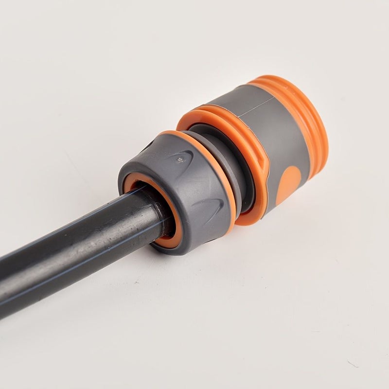 6Pcs 1/2 Inch Garden Lawn Irrigation Hose Connector Kit ABS Water Fitting Dual Connector Extension Quick Connector - Image 2