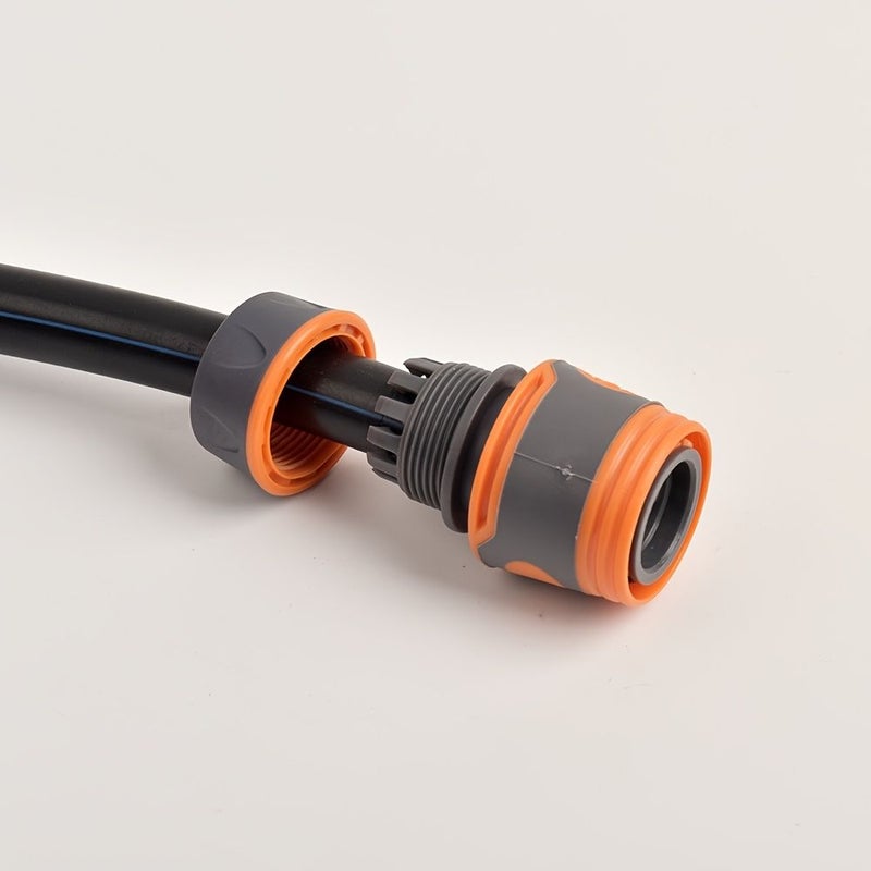 6Pcs 1/2 Inch Garden Lawn Irrigation Hose Connector Kit ABS Water Fitting Dual Connector Extension Quick Connector - Image 4