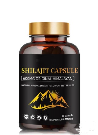 Himalayan Shilajit Capsules (Shilajeet) for Men and Women - 600 mg Equivalent - Natural Energy & Stamina Booster - 60 Veg Capsules - Fulvic Mineral Supplement - pzsku/ZEE5081285D1072590624Z/45/1744626381/9a327314-3295-4e6a-a0ab-015ca193b365