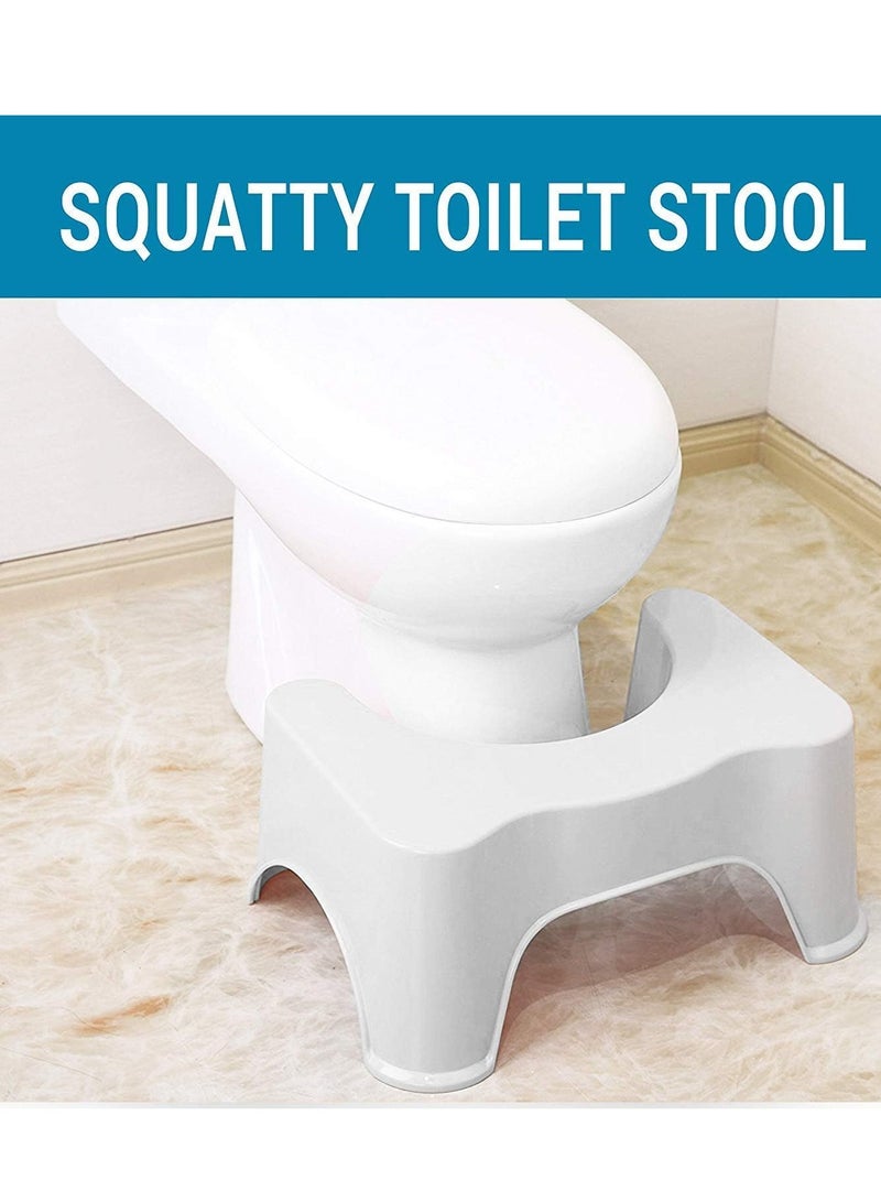 ELTRAZONE Plastic Foot Step for Western Toilet – Portable & Sturdy Toilet Stool for Potty Training | Comfortable Footrest for Kids & Adults | Made in India | White, Easy to Use, Non-Slip Design  - Image 2