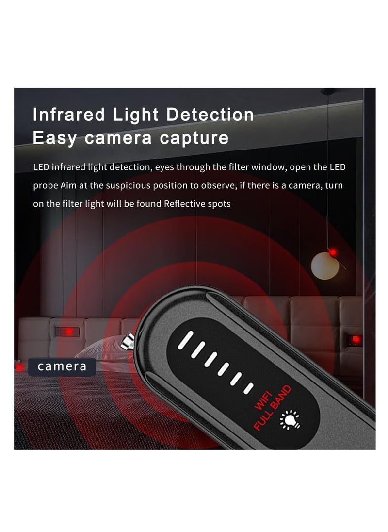 KASTWAVE Hidden Camera Detectors, Portable Wireless Camera Detectors, Anti-Photo Hidden Camera Detector, Hidden Camera Detectors and Bug Detector for Car Indoor Home Hotel Travel Office  - Image 3