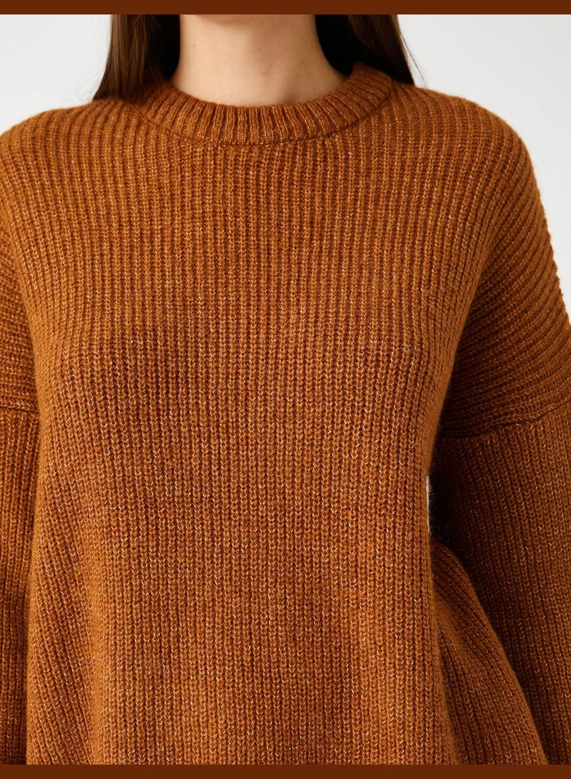 KOTON Knitted Sweater Crew Neck Long Sleeve