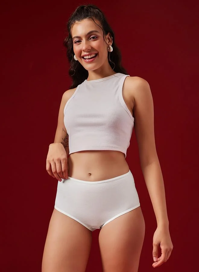 Clovia Cotton High Waist Hipster Panty