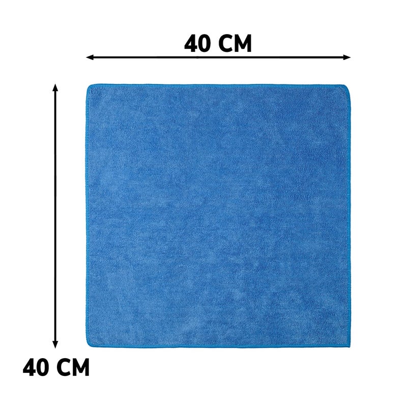 ShineXPro Microfiber Car Cleaning Cloth - All Purpose 300 GSM Microfiber Terry - 4Pcs - 40x40 cm - Microfiber Cloth for Car and Bike - Multipurpose for Washing Cleaning Polishing & Drying - Image 3