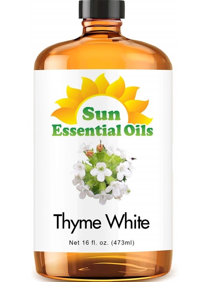 Sun Essential Oils 16oz - Thyme Essential Oil - 16 Fluid Ounces - Image 1