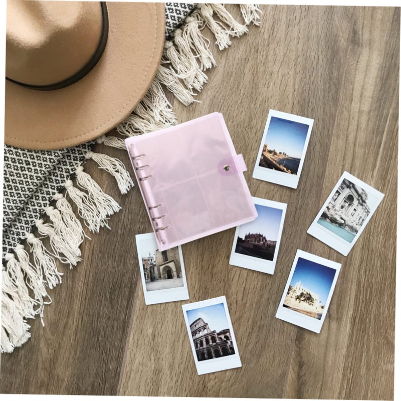 Large Capacity Purple Transparent Photocard Holder Album Loose Leaf Binder - Image 4