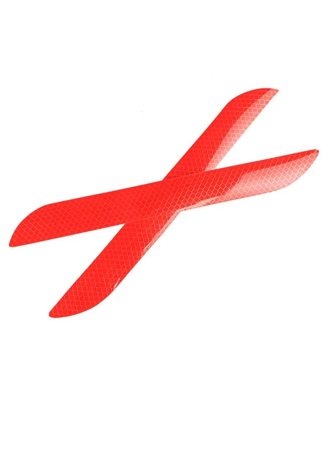 MUNTAQI 2-Piece Universal Car Reflective Sticker Set