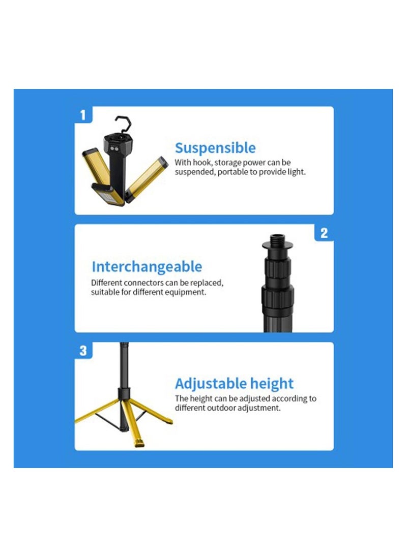 Toby's - Toby's VIP 12 MAX Rechargeable Camping Light with 5000 Lumens Best For Outdoor Party Picnic Barbeque On Desert Multifunctional Sanara Light With Built in Rechargeable Battery Facility 5000mAh - Image 1