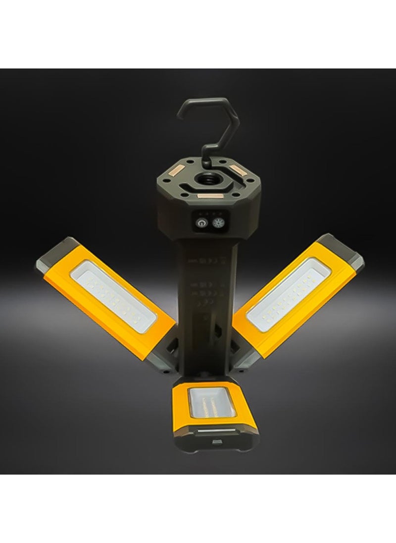 Toby's - Toby's VIP 12 MAX Rechargeable Camping Light with 5000 Lumens Best For Outdoor Party Picnic Barbeque On Desert Multifunctional Sanara Light With Built in Rechargeable Battery Facility 5000mAh - Image 1