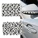 I3DIDEA 10PCS Bling Car Door Handle Protectors 4 Door Bowl Stickers 6 Handle Strips Crystal Rhinestone AntiScratch Car Accessories Sparkling Auto Decor Universal for SUV Sedan Truck Cows - Image 2