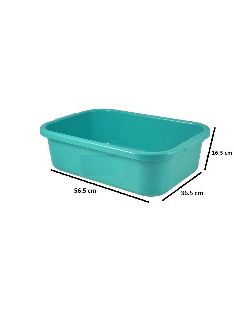 Foliam Unbreakable Multipurpose Plastic Tray for Home, Tray for Office Work School Hospitals Shops Home use (56.5x36.5x16.5 cm, 1) - Image 2
