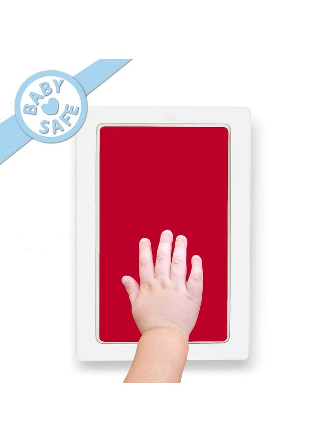 Tiny Gifts Clean Touch Ink Pad for Baby Handprints and Footprints - Inkless Infant Hand & Foot Stamp - Safe for Babies, Doesn’t Touch Skin - Perfect Family Memory or Gift - Red Print Kit by Tiny Gifts - Image 4