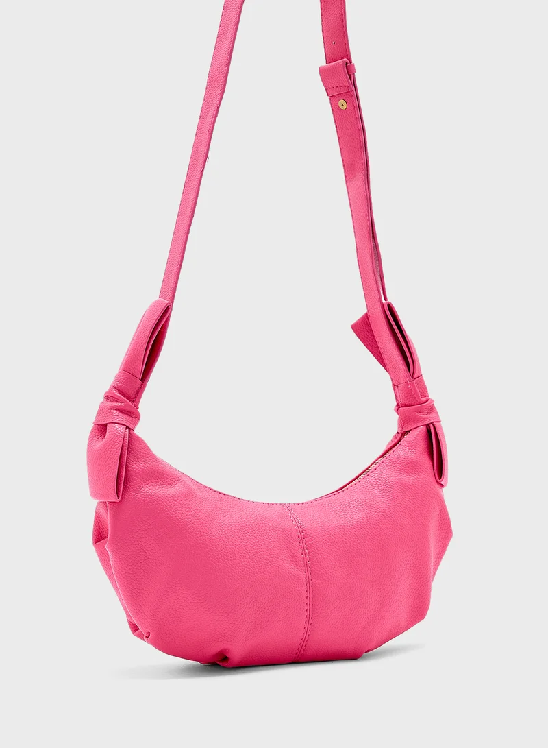 جينجر Metallic Crossbody Bag