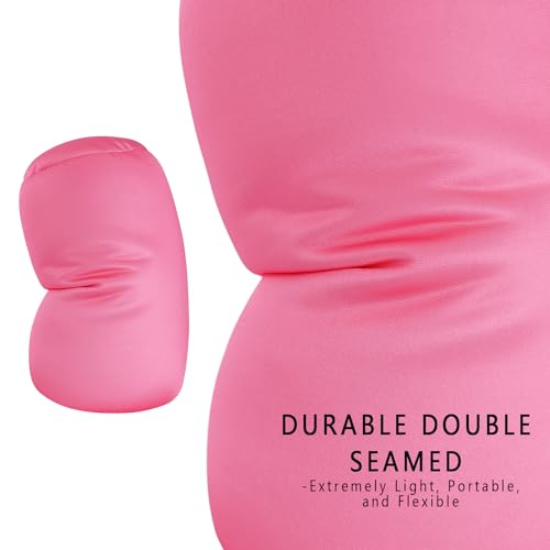FABSKIY Squishy Microbead Neck Pillow, 7Inch x 12Inch Soft Travel Body Bed Pillow Bean Pillow for Kids Adult Chair Sleeping Car Seat, Fun Dormroom - Image 4