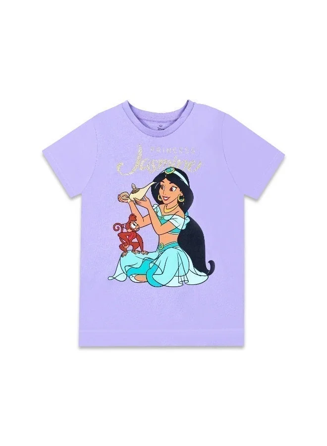 Disney Disney Princess  Girl's Short Sleeve 100% Cotton T-Shirt