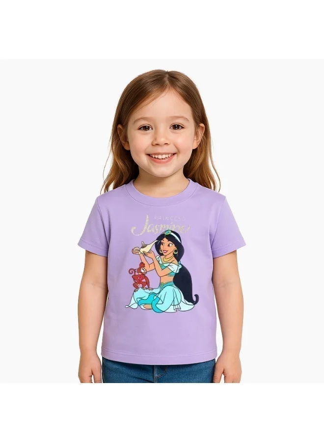 Disney Disney Princess  Girl's Short Sleeve 100% Cotton T-Shirt