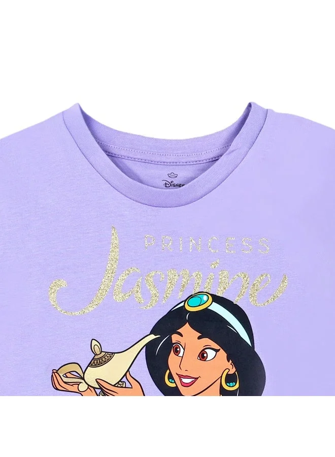 Disney  Disney Princess  Girl's Short Sleeve 100% Cotton T-Shirt for Women | Best Price UAE