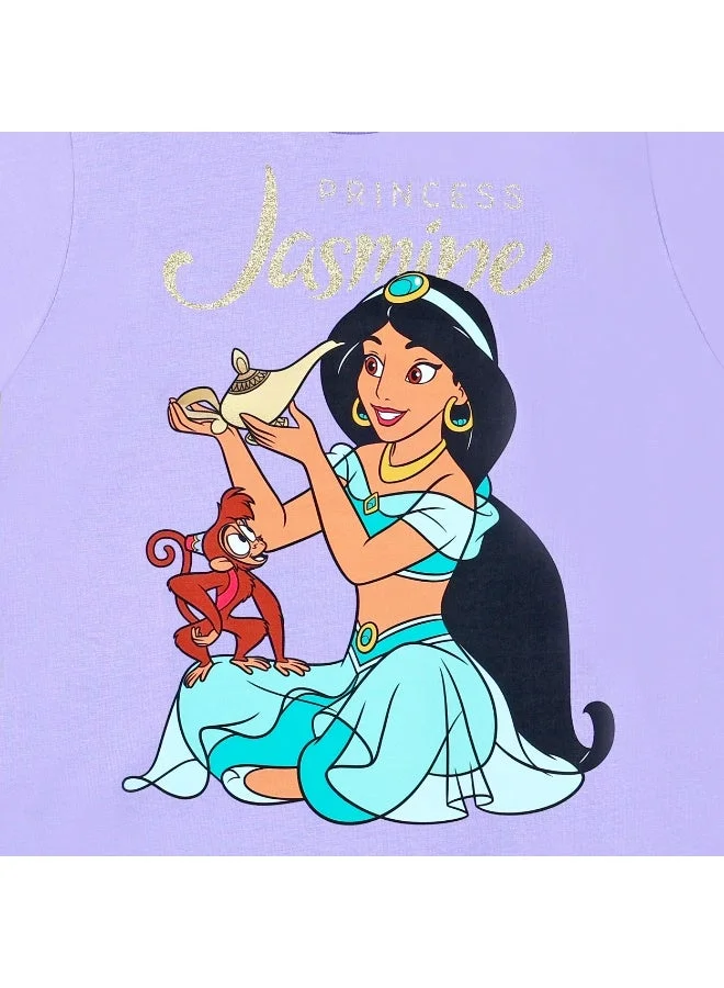Disney  Disney Princess  Girl's Short Sleeve 100% Cotton T-Shirt for Women | Best Price UAE