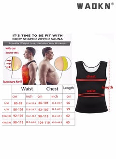 Men Sauna Shaper Vest Thermo Sweat Shapewear Slimming Tank Top Gym Fitness Workout Zipper Corset Shirt Fat Burning Slimming Body Shaper Sauna Vest - pzsku/ZEE517E748D71FDA5179CZ/45/_/1702290616/b50ccb22-7c9d-42cc-bfe6-6a884dcc38fd