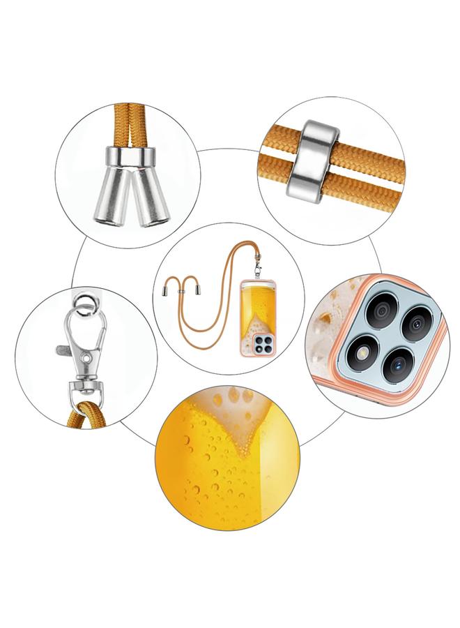 S-TOP Case For Honor X8b Electroplating Dual-side IMD Phone Case with Lanyard - Image 5