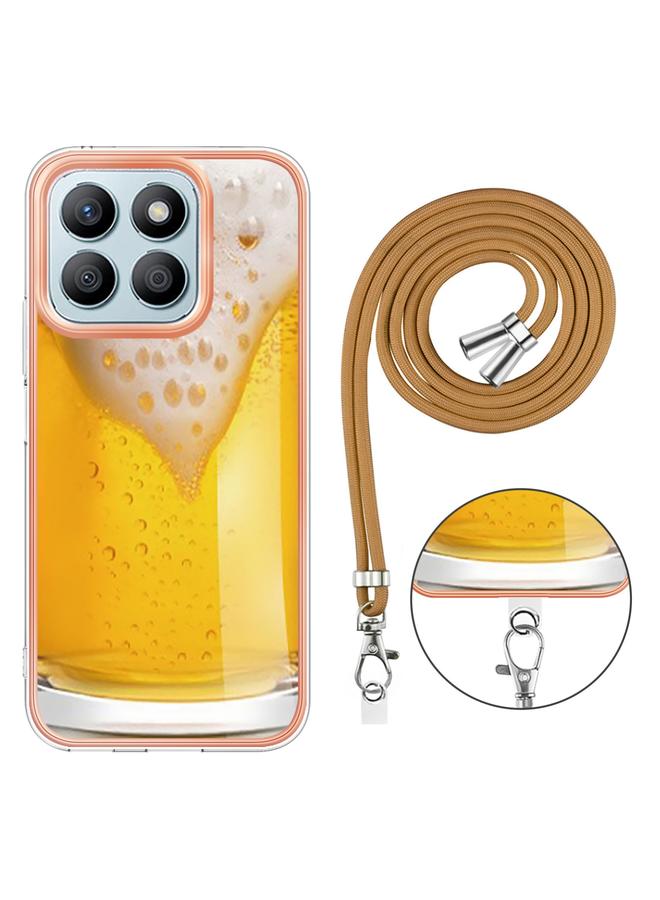 S-TOP Case For Honor X8b Electroplating Dual-side IMD Phone Case with Lanyard - Image 4