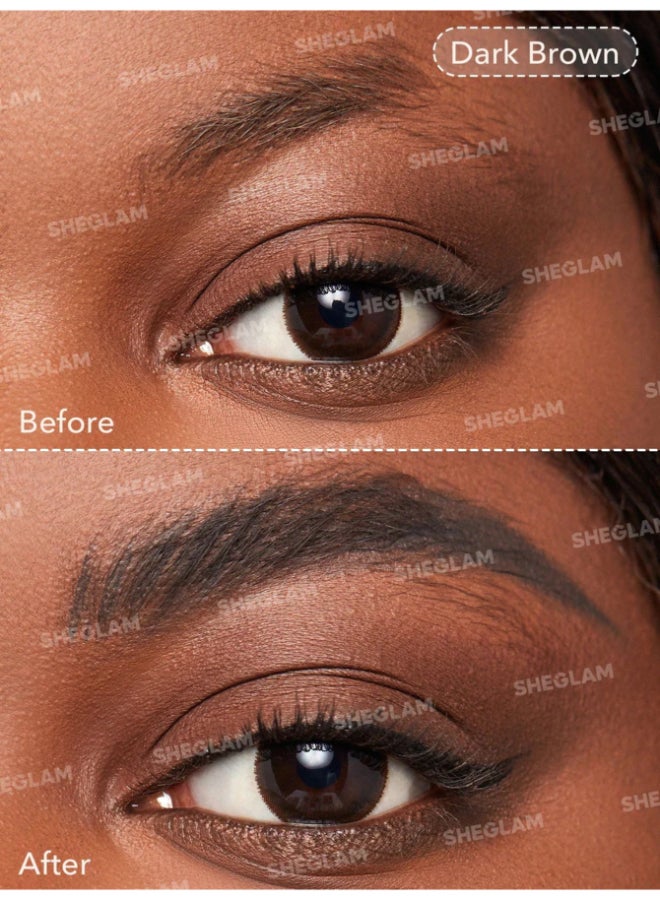 SHEGLAM Boss Brow Waterproof Pomade Dark Brown - Image 2