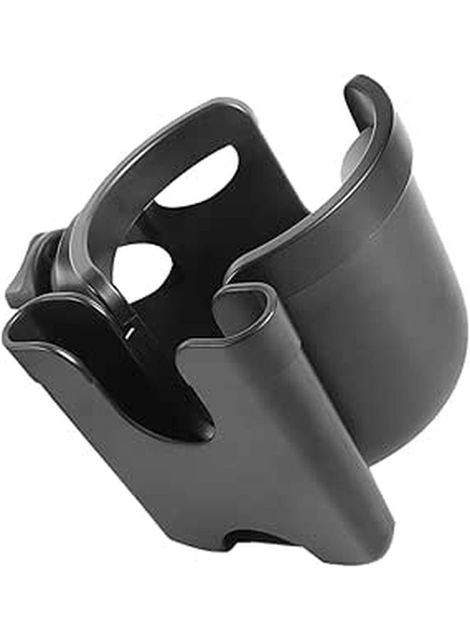 Universal Stroller Cup Holder with Phone Pocket ABS Plastic Cart Bottle Rack for Travel - Image 1