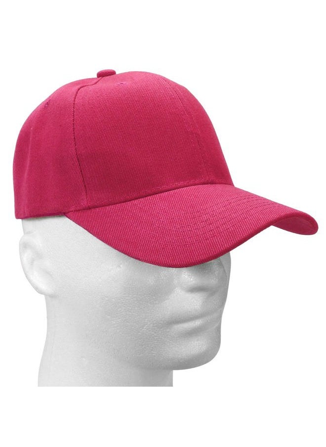 Falari Baseball Cap Adjustable Size for Running Workouts and Outdoor Activities All Seasons (1pc Hot Pink)  - Image 5