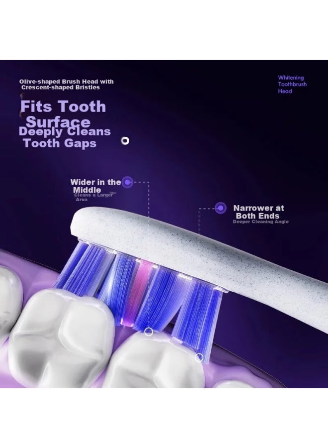 Bixdo Whitening Electric Toothbrush With Whitening Brush Head And Blue Light Whitening For Bixdo W66 - Image 4