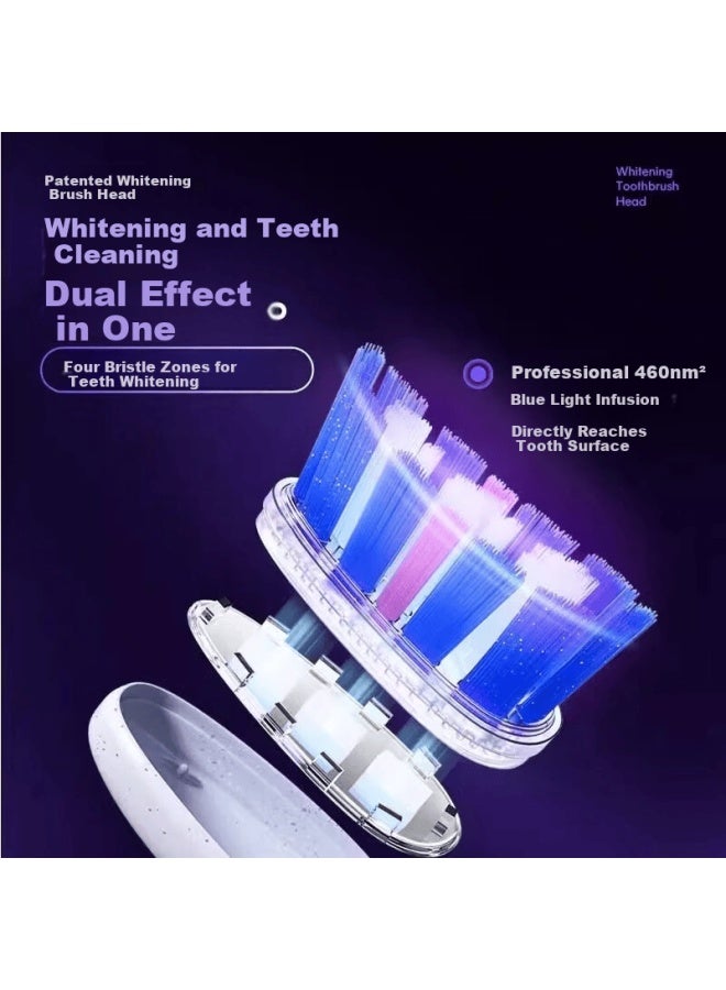 Bixdo Whitening Electric Toothbrush With Whitening Brush Head And Blue Light Whitening For Bixdo W66 - Image 2