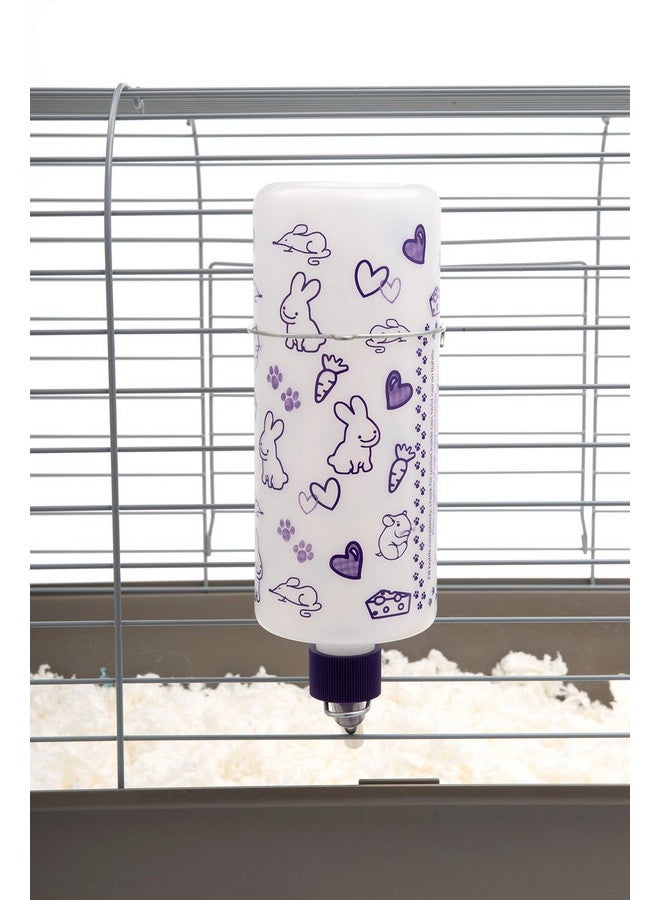 Lixit Weather Resistant Cage Water Bottles for Rabbits, Ferrets, Guinea Pigs Hamsters and Other Small Animals. (32-Ounce) - Image 3